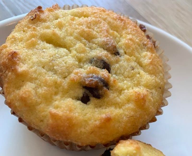 Low Carb Banana Chocolate Chip Muffins (Gluten Free) Recipe from That Vibrant Life