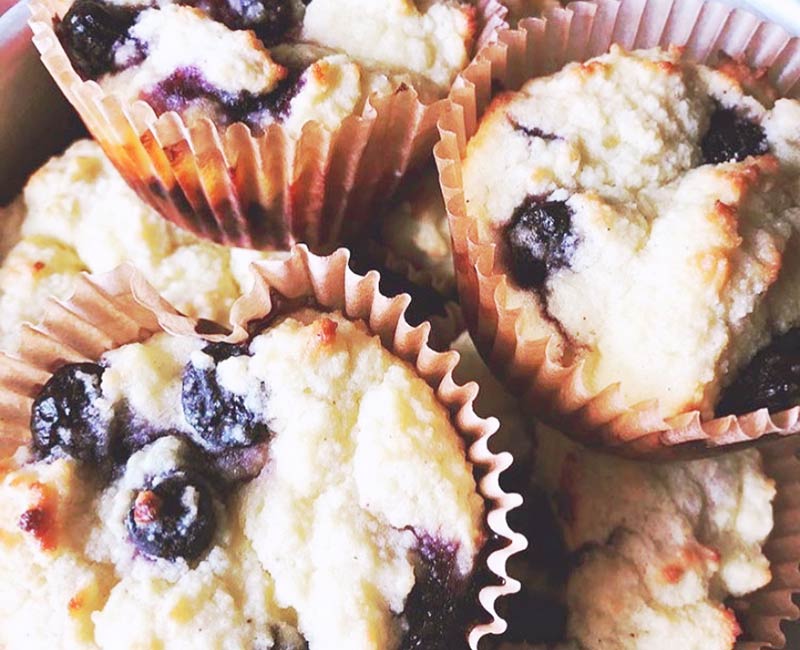 Blueberry Muffins Recipe from That Vibrant Life