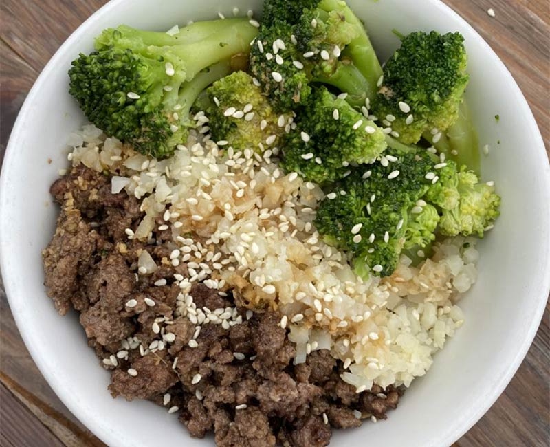 Broccoli Beef Bowl Recipe from That Vibrant Life