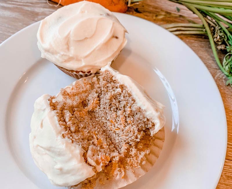 Carrot Cake (or Cupcakes) with Cream Cheese Frosting (Low Carb/Keto) Recipe from That Vibrant Life