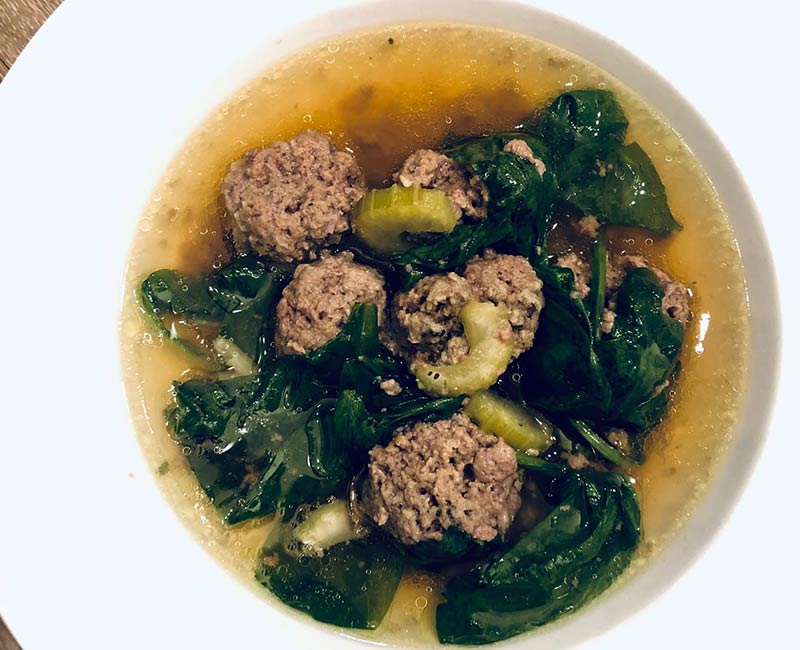 Italian Wedding Soup (Low Carb) Recipe from That Vibrant Life